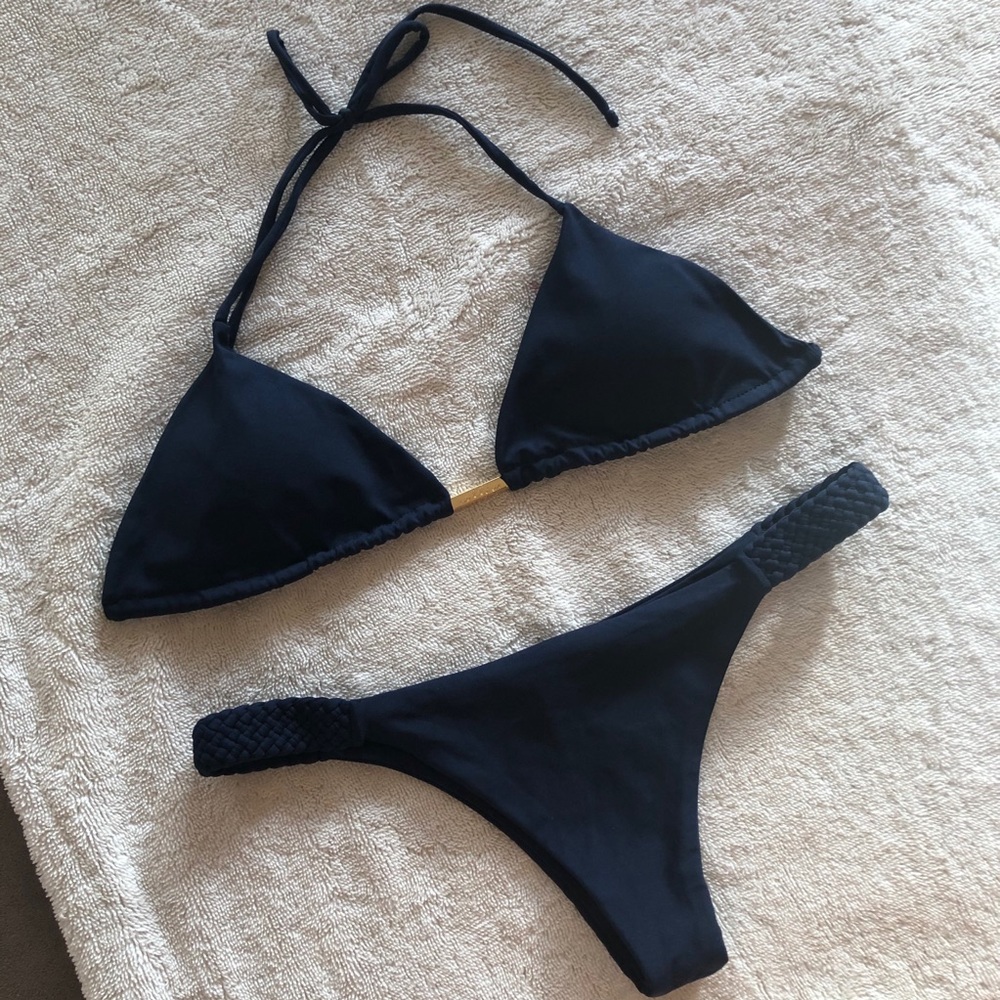 Ellis Beachwear Brazil Navy Bikini Set Small
